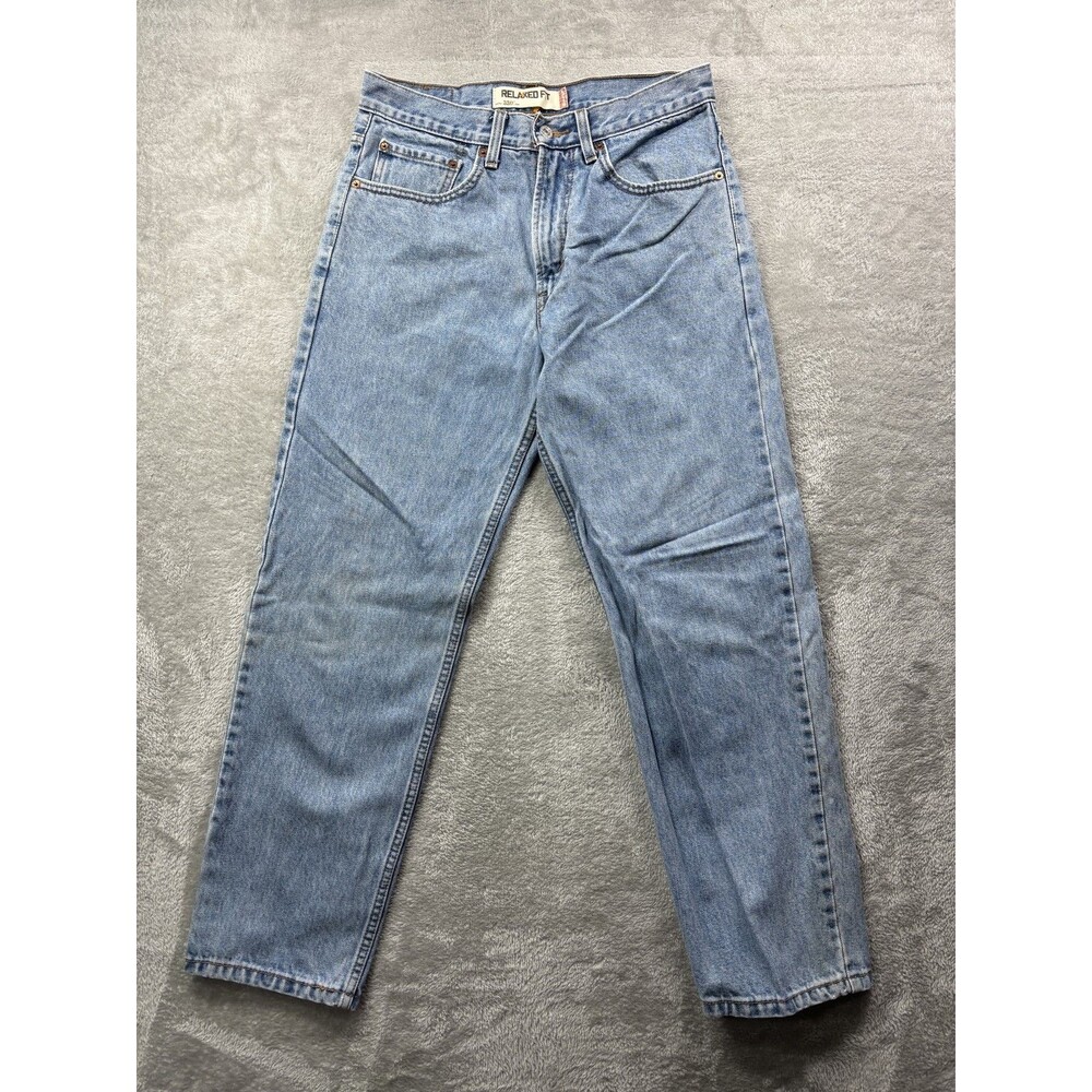 Levi's 550 Relaxed Fit Men's Jeans W31 L30 Light Wash Blue Denim